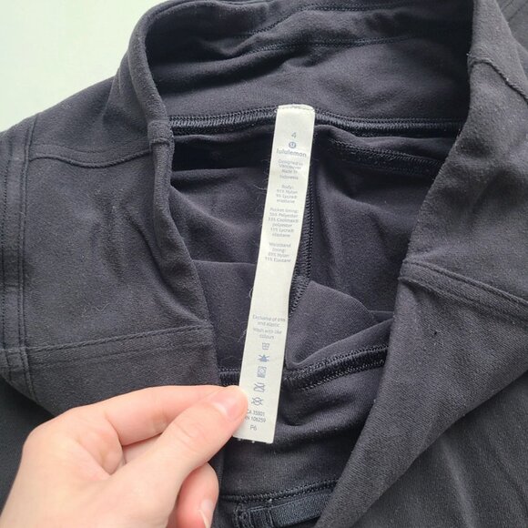 Lululemon Run On Jogger (28") Black Rulu Sweatpants W5ASJS - Size 4 - Picture 7 of 11